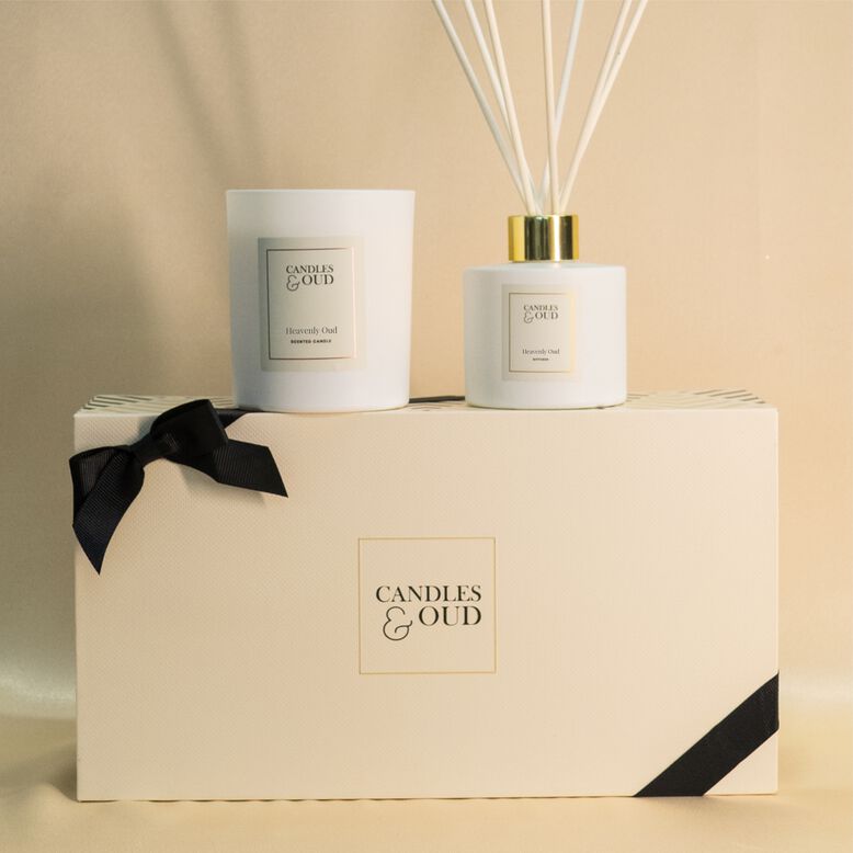 Heavenly Oud Diffuser and Candle Set, , hi-res
